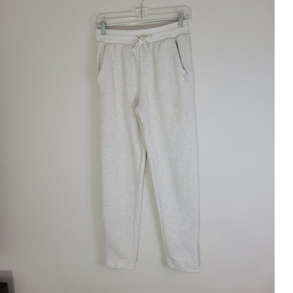 ATHLETA WOMEN SIZE XS Light Gray Drawstring Sweatpants
